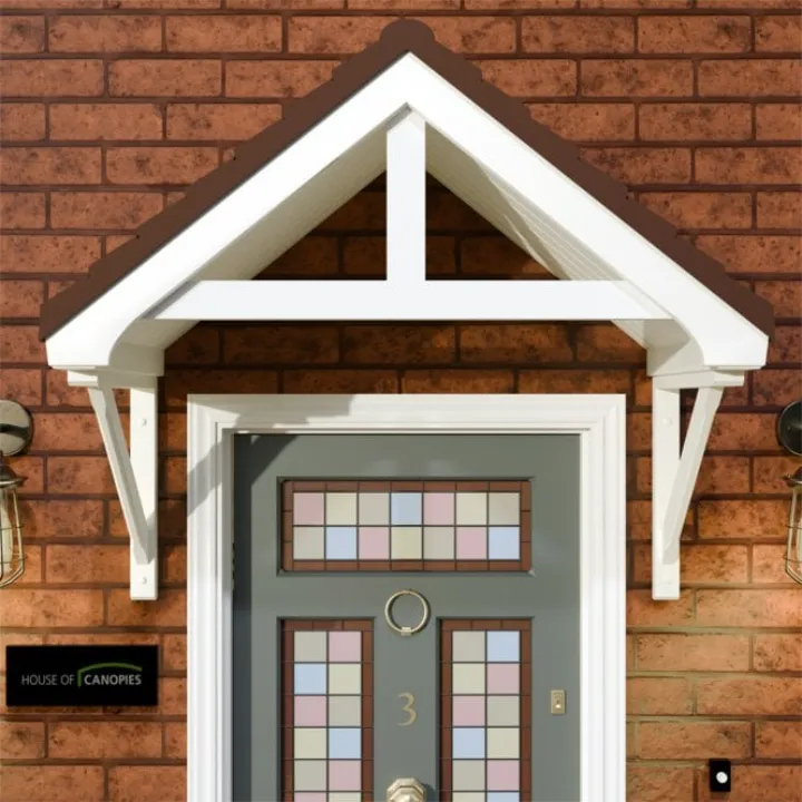 door with canopy